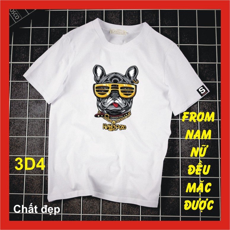 Áo phông áo thun 3D  3D24,THE DOG ,chất đẹp giá sỉ