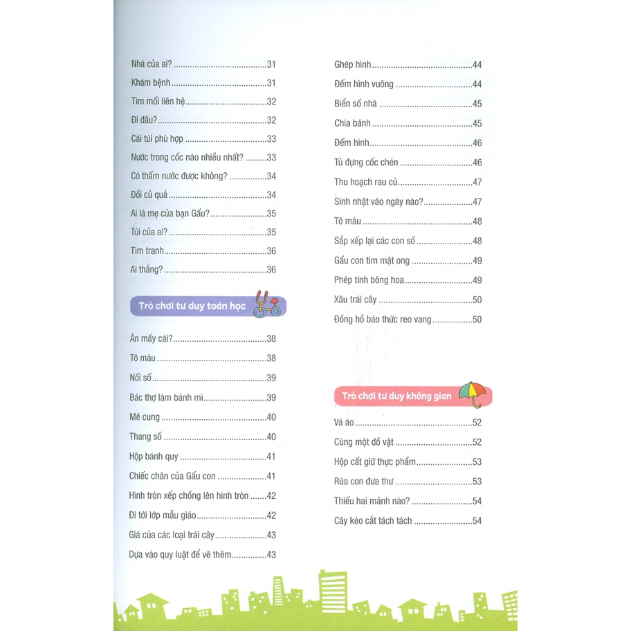 Sách - Cùng Con Trưởng Thành - Con Học Và Chơi Để Có IQ Thiên Tài - Thách Thức Tư Duy (Dành Cho Độ Tuổi 3-9)
