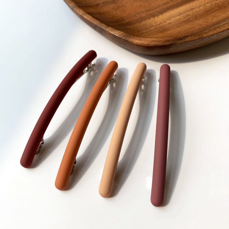 Kẹp Tóc Màu Trơn Đơn Giản Dễ Phối Đồ kf021