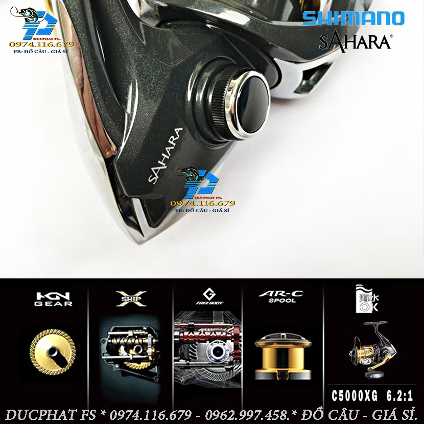 Máy Câu Cá SHIMANO SAHARA Chính Hãng SHIMANO.!ĐỨC PHÁT FS!