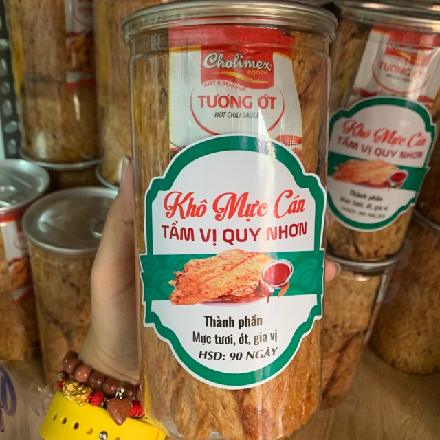 MỰC CÁN  QUY NHƠN TẨM GIA VỊ 200g 🦑 🌶