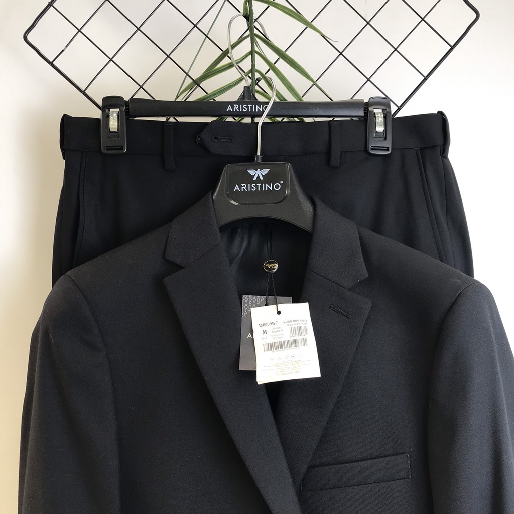 Bộ suit nam Aristino  lịch lãm  from rộng ASU009W7 ( 3 màu)