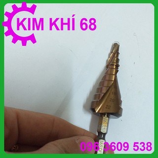 Mũi khoan bước hss coban m35 4 - 22mm khoan inox, sắt, thép,nhôm..