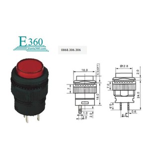 Nút bấm đề nhấn giữ 16mm