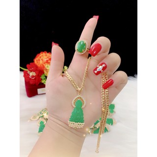 Dây chuyền nữ xi dát vàng 18k cao cấp