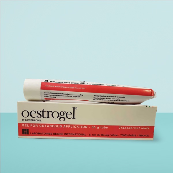 OESTROGEL 80g - Gel có thước đo liều bổ sung nội tiết tố nữ chinh hãng Besins