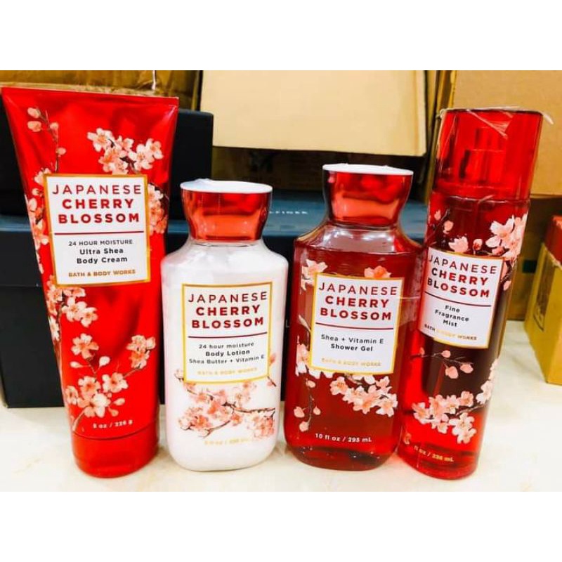 SỮA TẮM BATH & BODY WORKS JAPANESE CHERRY BLOSSOM 295ML MẪU MỚI