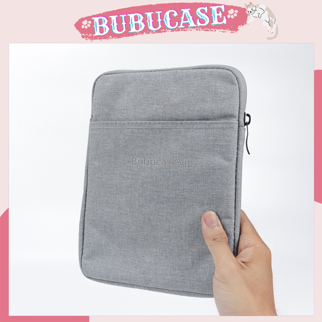Túi Đựng Ipad/Tablet/Máy Tính Bảng 2 Ngăn, Vải Agni Cloth Chống Thấm Nước - Mặt Trong Lót Bông Êm Ái, Chống Trầy Xước