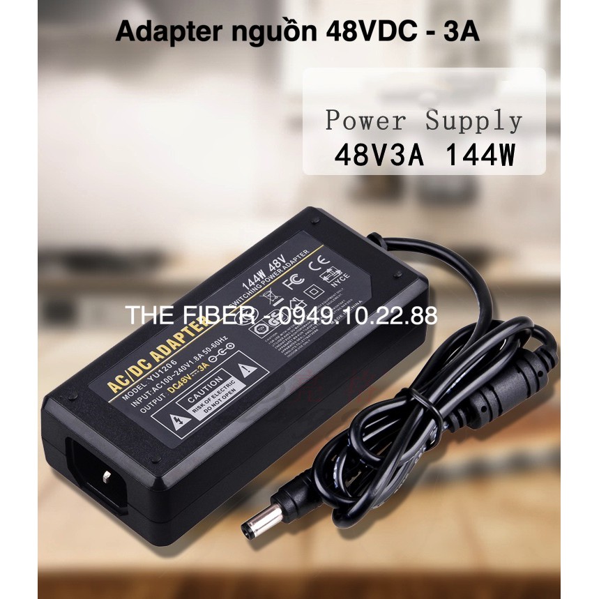 Adapter nguồn 48V 3A 144W - POE