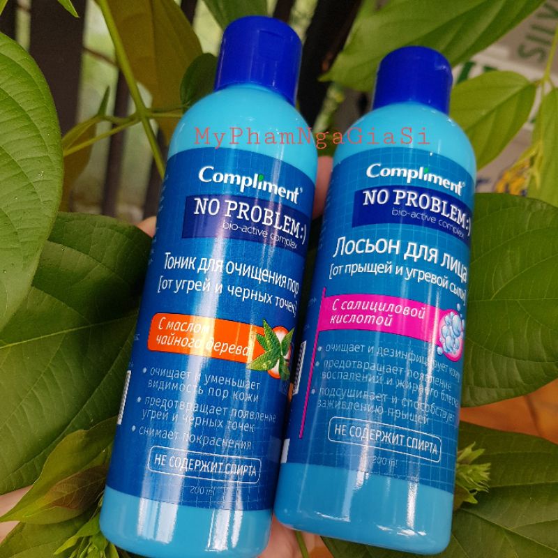 Nước hoa hồng toner giảm mụn dầu nhờn Compliment No Problem - Nga | BigBuy360 - bigbuy360.vn