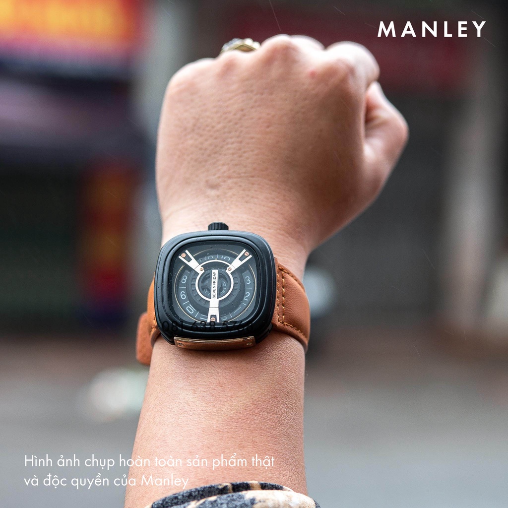 Đồng hồ Nam SEVEN FRIDAY M01 giá rẻ, dây da, máy Nhật, bảo hành 12 tháng