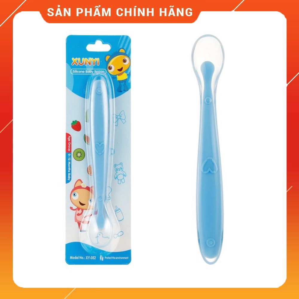 [Mã FMCG8 giảm 8% đơn 500K] Thìa ăn Silicone XUNYI - XY-082