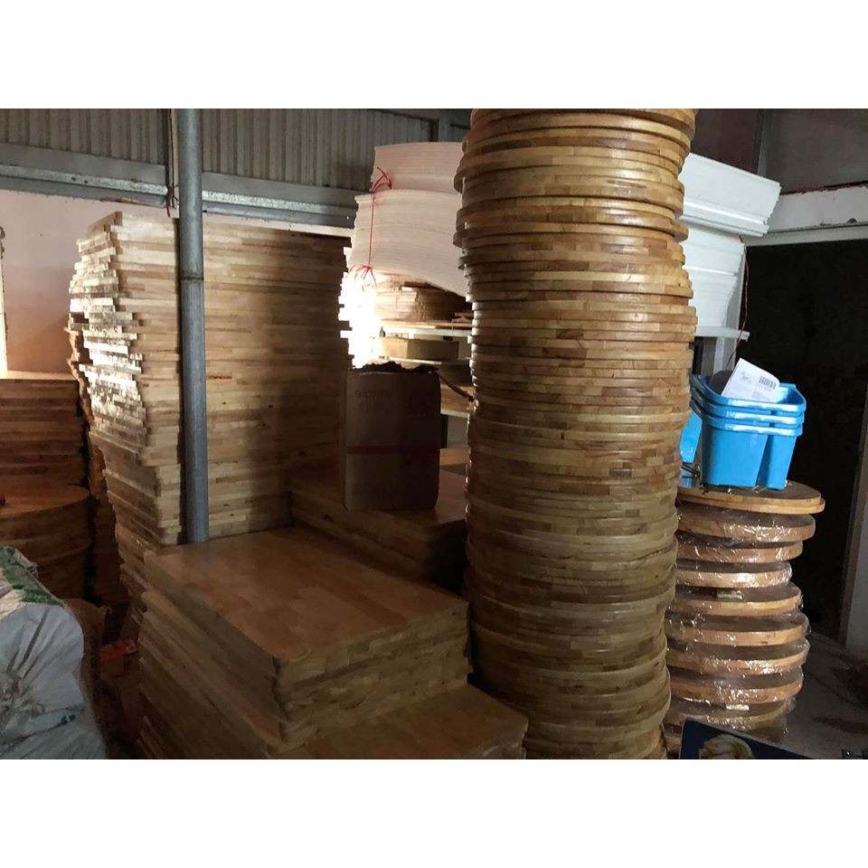 mặt bàn gỗ cao su - kt : 50 x 1m2