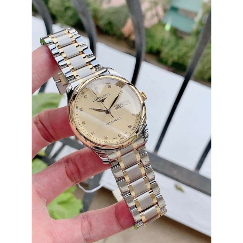 [vàng 18k và kim cương] đồng hồ nam longines L27555377