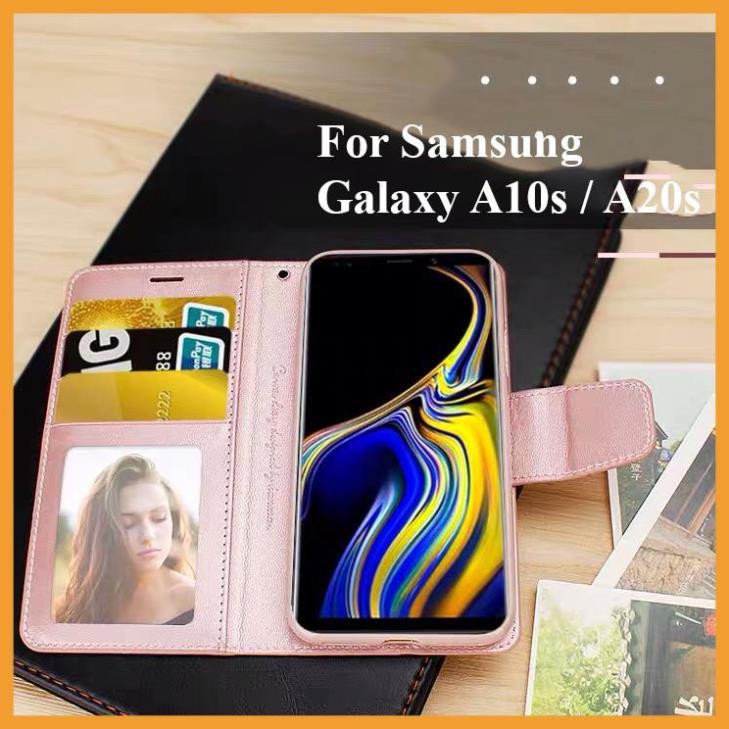 [Freeship] Bao da Samsung Galaxy A10s / A20s dạng ví hiệu hanman, kiểu sáng sang trọng tiện lợi | BigBuy360 - bigbuy360.vn