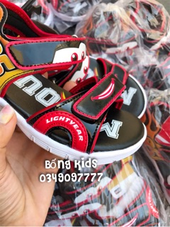 Sandal Bé Trai Ô Tô 95 Đen