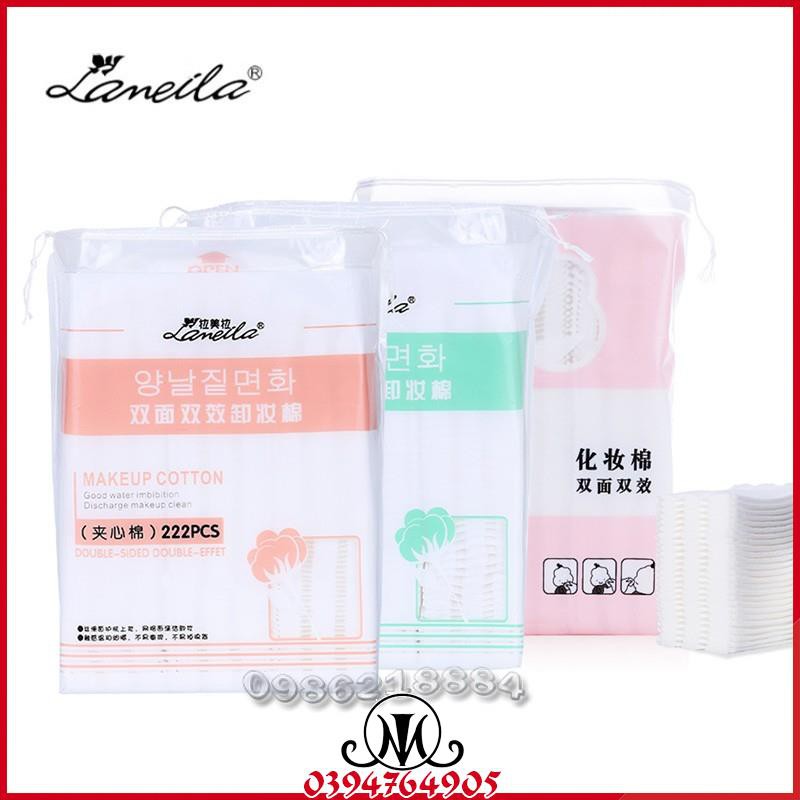 Bông tẩy trang Laneila túi 222 miếng MO23