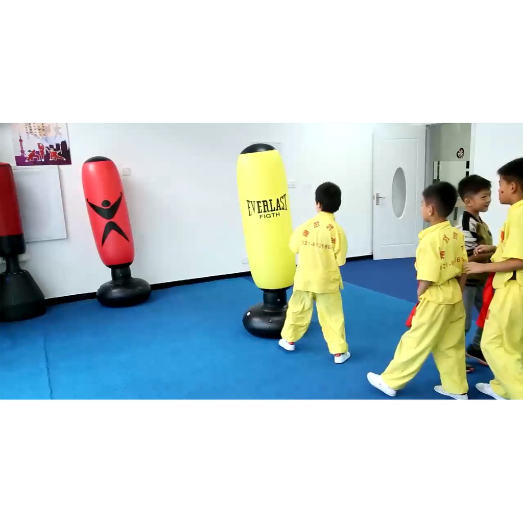 Trụ Hơi Đấm Bốc Boxing Lật Đật Cho Bé tặng kèm bơm hơi, bảo hành 6 tháng