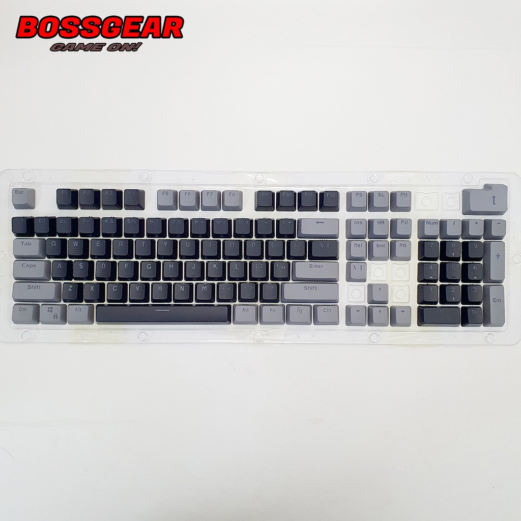 Bộ Keycap PBT 106 BG1-v2 Phím Double Shot Xuyên LED ( OEM Profile, Ansi layout )