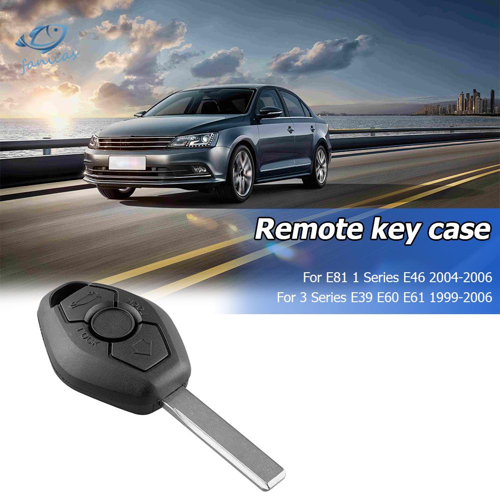Vỏ ChìA KhóA ĐiềU KhiểN Từ Xa 3 NúT BấM Cho Xe BMW E81 E46 E39 E60