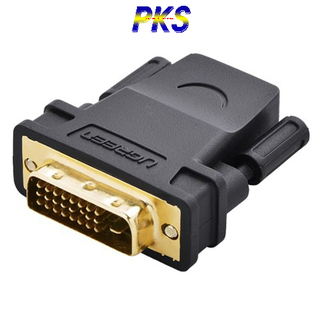 Đầu chuyển đổi DVI 24+1 to HDMI chính hãng Ugreen 20124