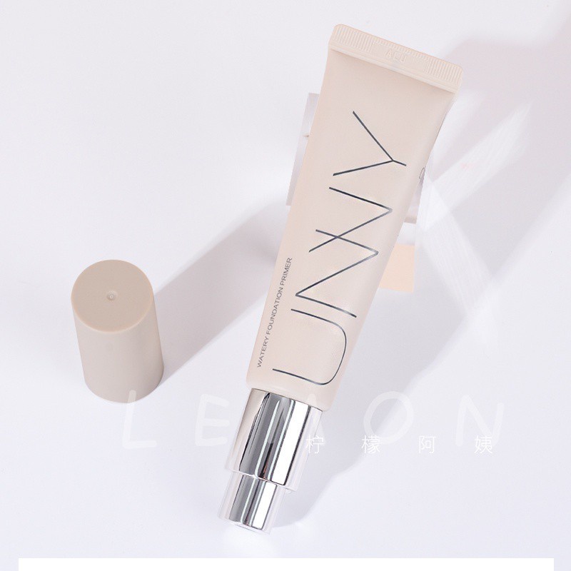 NewunnyMakeup Primer Long Tube Make-up Primer Base Moisturizing and Brightening Skin Tone Hidden Pore Oil Control Sun Protective Concealer Three-in-One