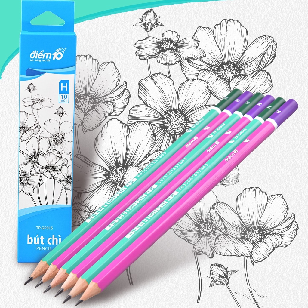 Bút chì gỗ Thiên Long H/HB/2B