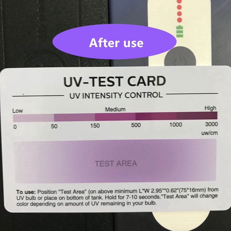 Thẻ Thử Điện Bằng Tia uvc Siêu Tím Tái Sử Dụng Được Kèm 5000 Thẻ Thử uv