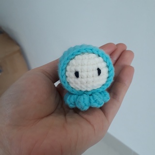 Bạch tuộc móc theo yêu cầu Móc khoá bạch tuộc Ảnh thật Cô Len Handmade