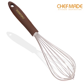 Dụng cụ đánh trứng CHEF MADE 11 inch bằng thép không gỉ 18/8 với tay cầm chống trượt tiện dụng