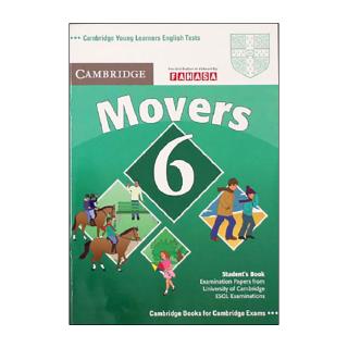 Sách - Cambridge Young Learner English Test Movers 6 SB FAHASA Reprint Edition