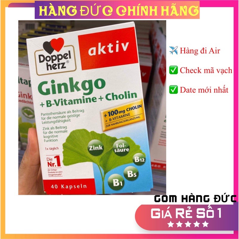 🌈THUỐC #BỔ #NÃO #GINKGO- Nội địa Đức🔥