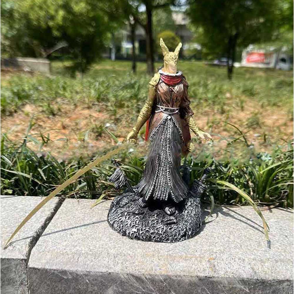 Elden Ring Valkyrie Statue Collection Resin Sculpture Crafts Home Decoration Ornament