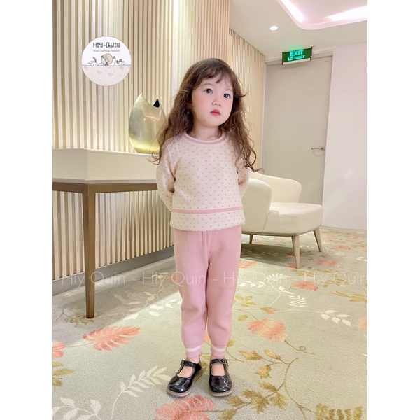 Bộ len lông thỏ cực dày ấm cho BÉ TRAI - BÉ GÁI