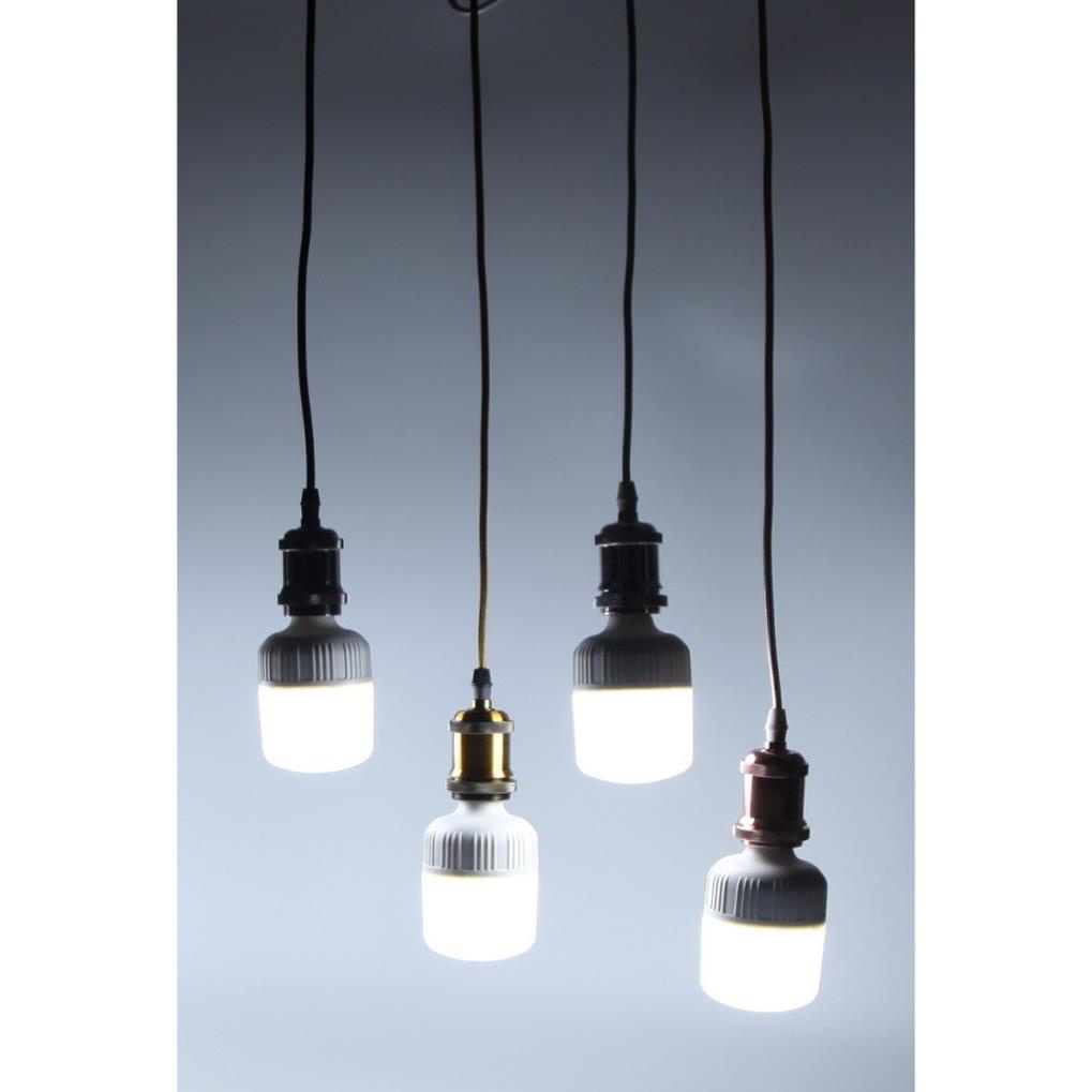 Bộ 3 dây đèn thả cổ điển bóng đèn led búp trụ trang trí 13w