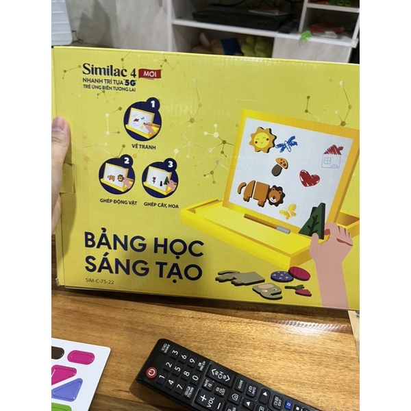 BẢNG HỌC SÁNG TẠO bút dễ xóa và các hình đính nam châm Quà tặng từ SIMILAC