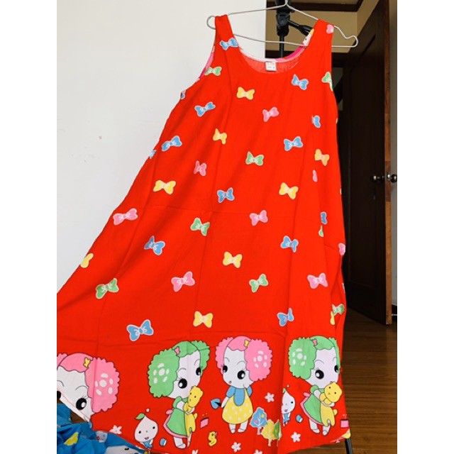 Đầm mặc nhà vải tole thái siêu mát mịn không xù