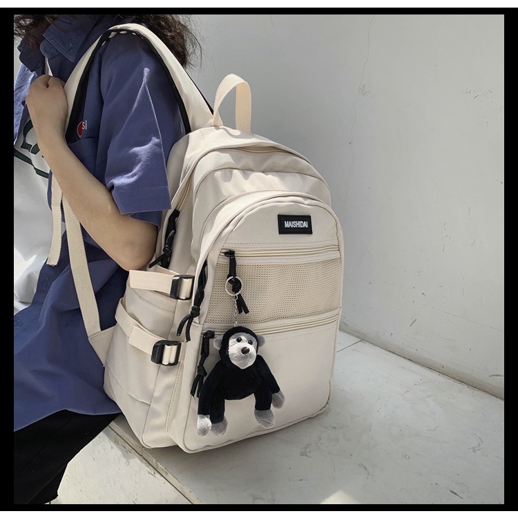 Balo lưới ulzzang , cặp sách đi học unisex maishi B077 .