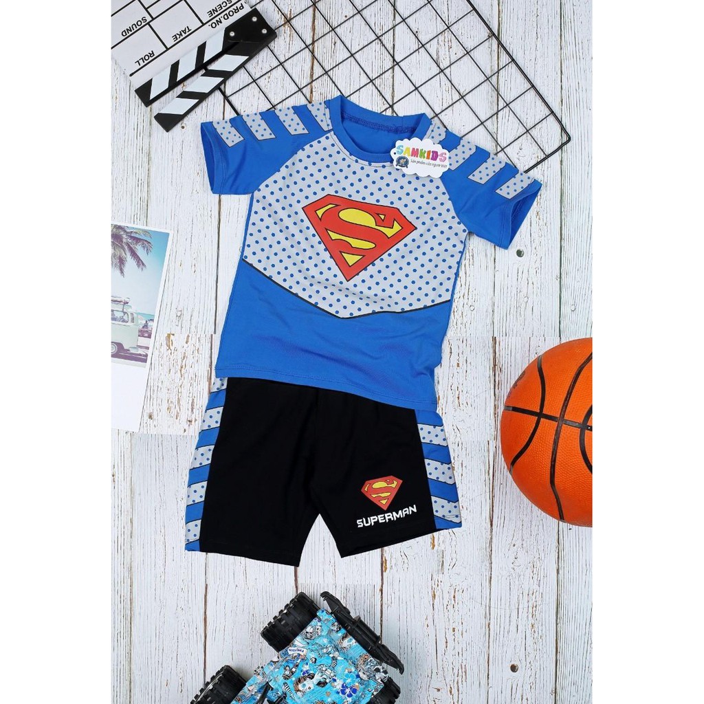 (Cực hot) Bộ siêu nhân bé trai hàng samkids