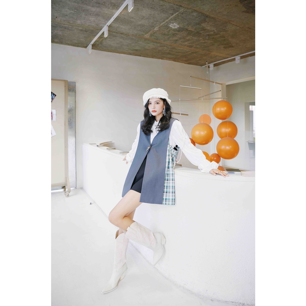 Iris Boutique IV014 21/Falls Dush grey vest-Áo vest | BigBuy360 - bigbuy360.vn