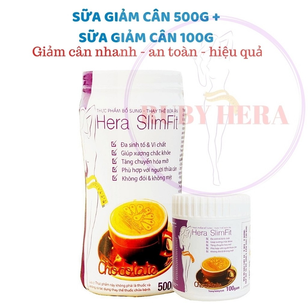 Sữa Giảm Cân HERA SLIMFIT S07 Giảm Eo Siêu Tốc - Giảm Cân An Toàn – Giảm Cân Nhanh (Hộp 500GRAM+HỘP 100GRAM)