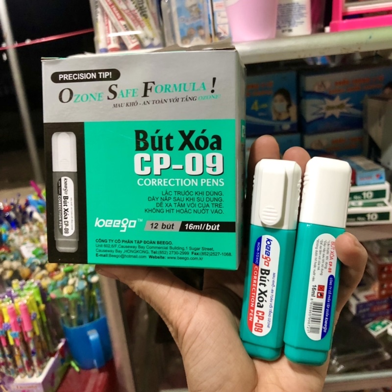 Bút xoá nước 16ml/cây