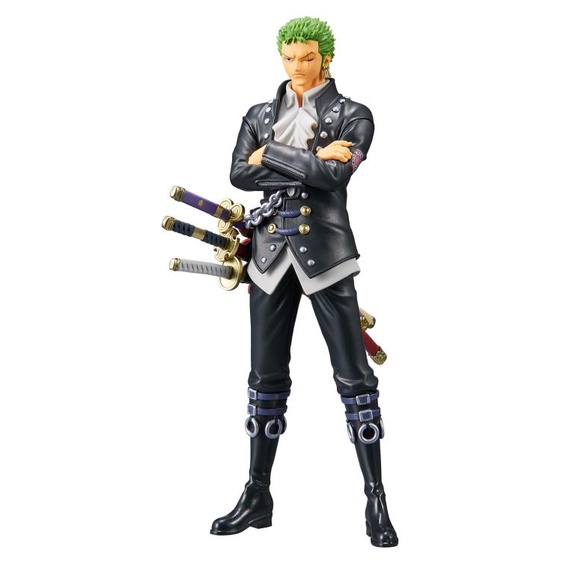 Mô hình One Piece chính hãng - Roronoa Zoro -  DXF The Grandline Men Vol.3 - Red Movie