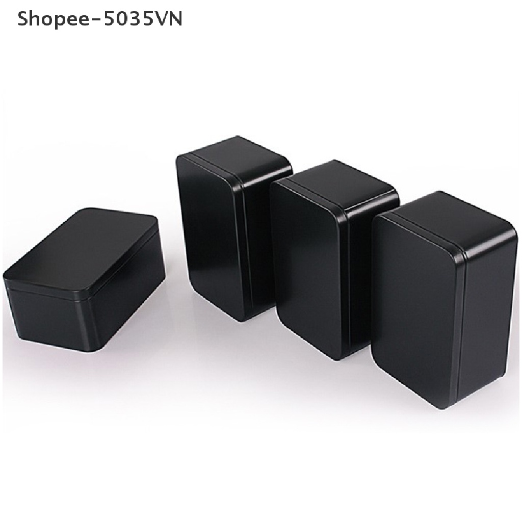 1 Hộp Thiếc Đựng Trà / Bánh Quy / Bánh Quy Cỡ Nhỏ Bằng Thiếc Tiện Dụng