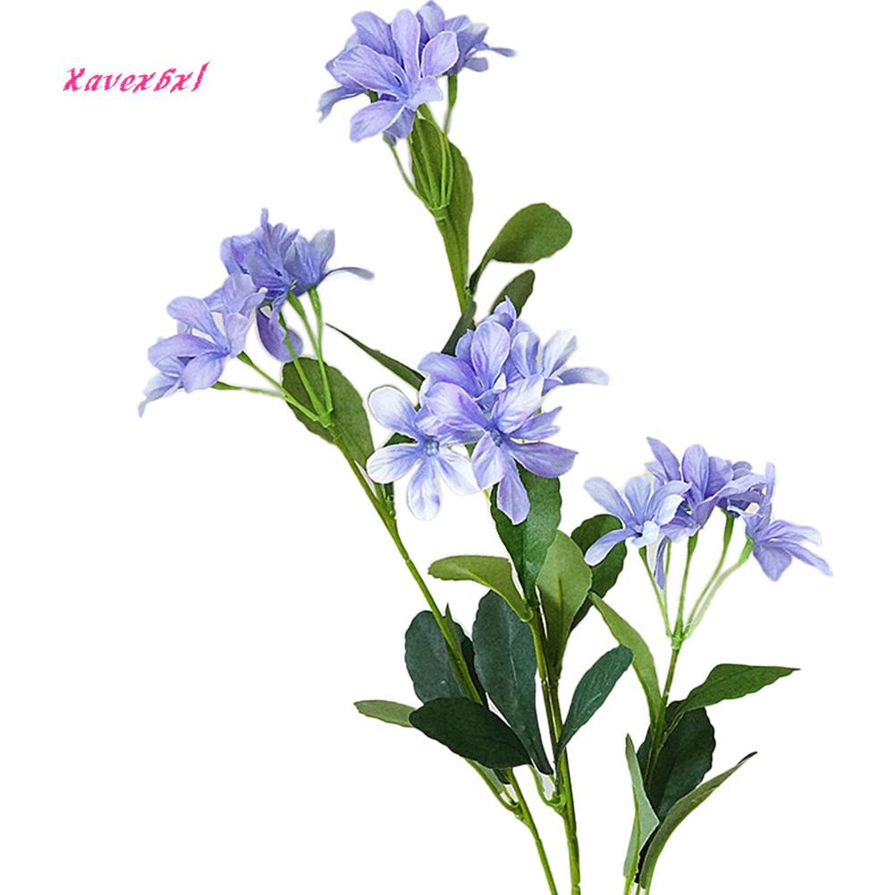 Bó Hoa Violet Giả 4 Bông Trang Trí Sinh Động