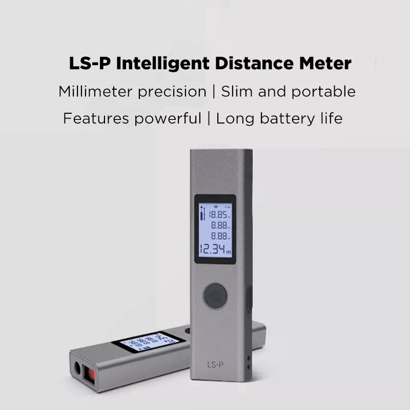 THƯỚC ĐO ĐIỆN TỬ XIAOMI DUKA SMALL Q/Máy đo khoảng cách cầm tay Xiaomi Duka LS-P 40m