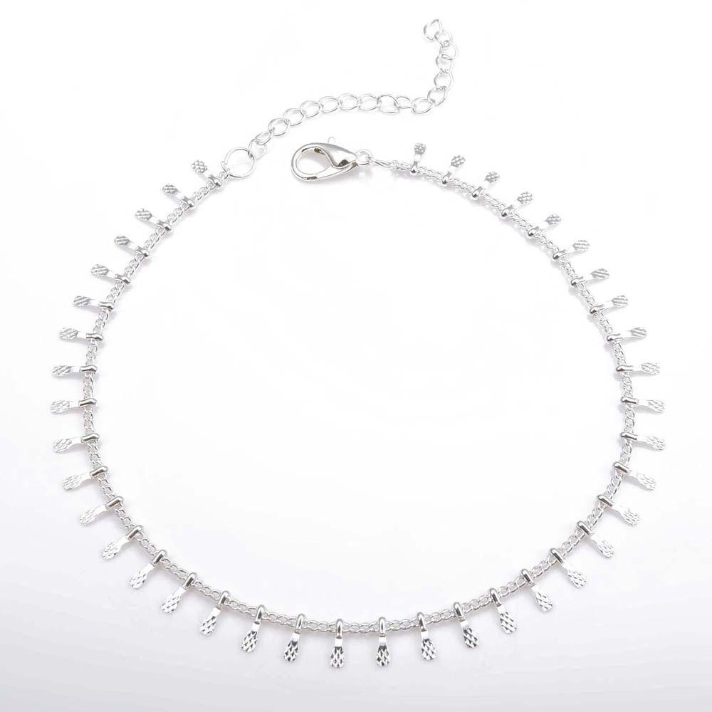 Vòng cổ Chuỗi Hạt Màu Trắng Đơn Giản Thời Trang Cho Nữ