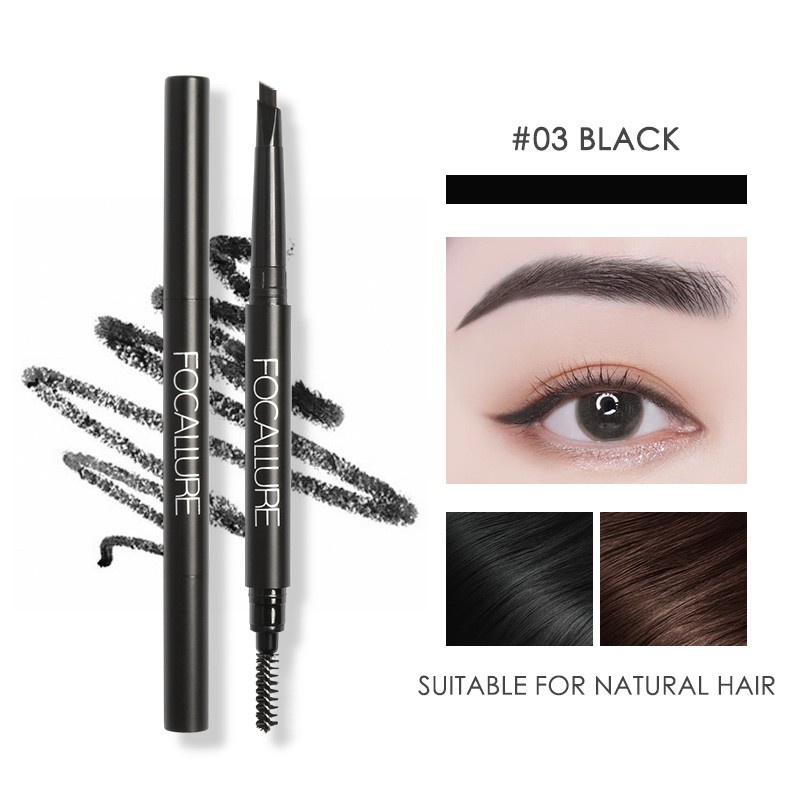 Chì kẻ lông mày hai đầu Focallure BROWS FCKM1 | BigBuy360 - bigbuy360.vn