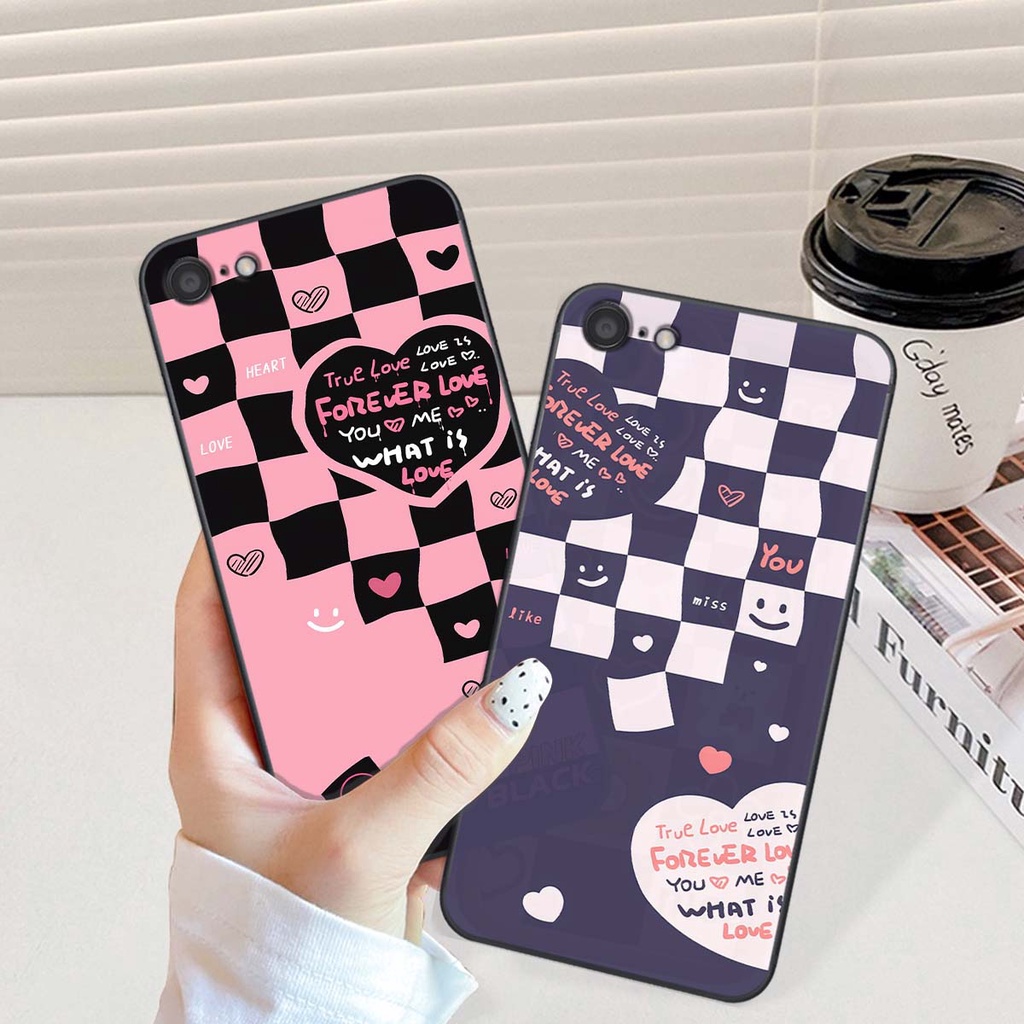 Ốp Oppo A71 / A83 in hình trái tim, caro kẹo ngọt đầy cá tính siêu đẹp siêu chất