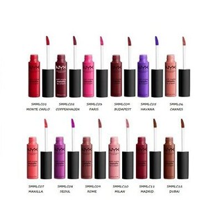 Son kem ánh kim Nyx Soft Matte Metallic Lip Cream SMMLC